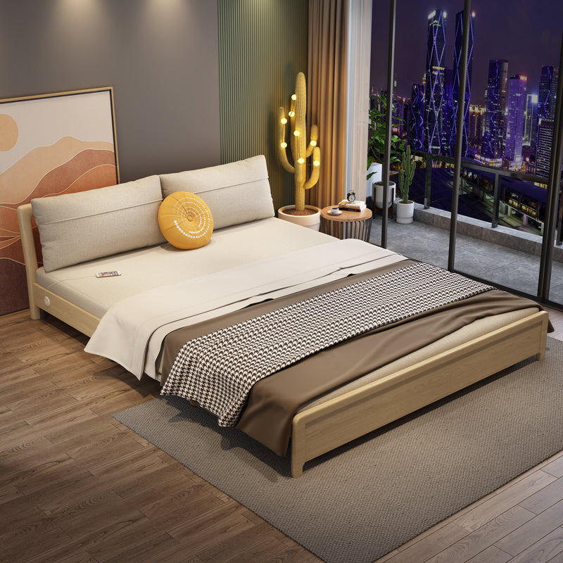 31.5" Linen Blend Armless Sleeper Scandinavian Styled Sleeper Sofa Bed