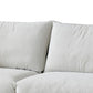 Scandinavian Stain-resistant Sofa Bed Faux Leather Sleeper Sofa