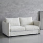 Scandinavian Stain-resistant Sofa Bed Faux Leather Sleeper Sofa