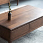 23" Wide Contemporary Coffee Table Rectangle Solid Wood Cocktail Table