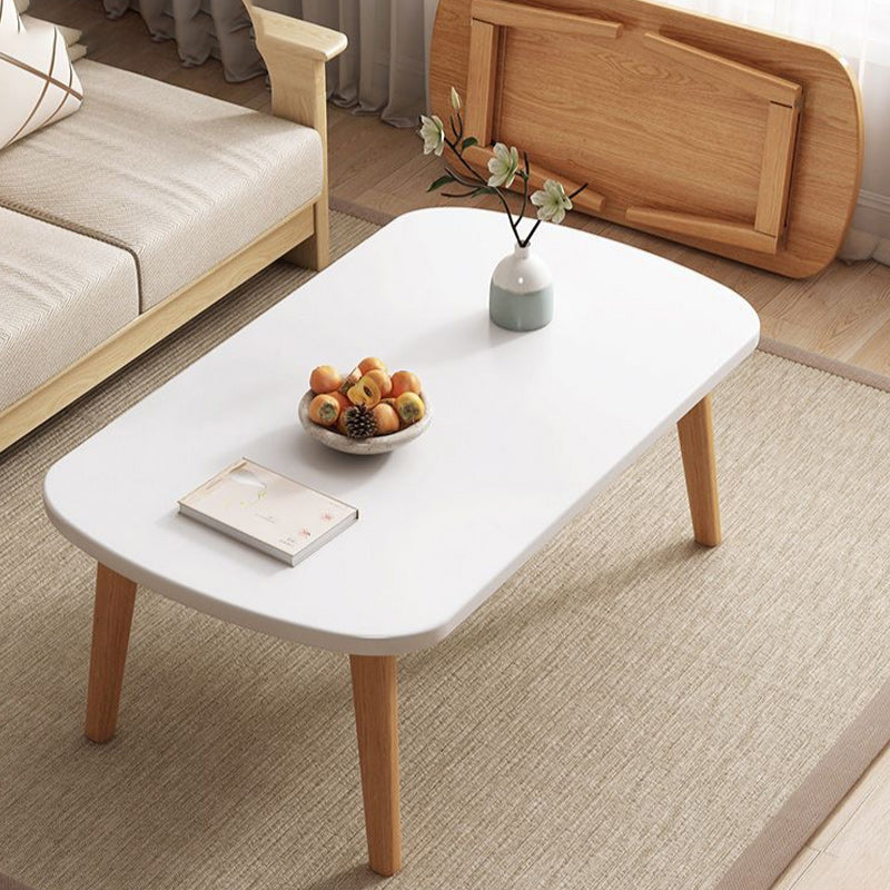 Contemporary Coffee Table Folding Wooden Coffee Cocktail Table