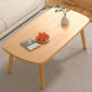 16"H Contemporary Coffee Table Folding Wooden Coffee Cocktail Table 39"L x 20"W x 17"H Natural Clearhalo 'Coffee & Accent Tables' 'Coffee Tables' 'coffee_tables' 'furn' 'furn_coffee_tables' 'Furniture' 'Living Room Furniture' 6535496