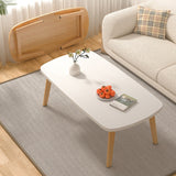 16"H Contemporary Coffee Table Folding Wooden Coffee Cocktail Table Clearhalo 'Coffee & Accent Tables' 'Coffee Tables' 'coffee_tables' 'furn' 'furn_coffee_tables' 'Furniture' 'Living Room Furniture' 6535497