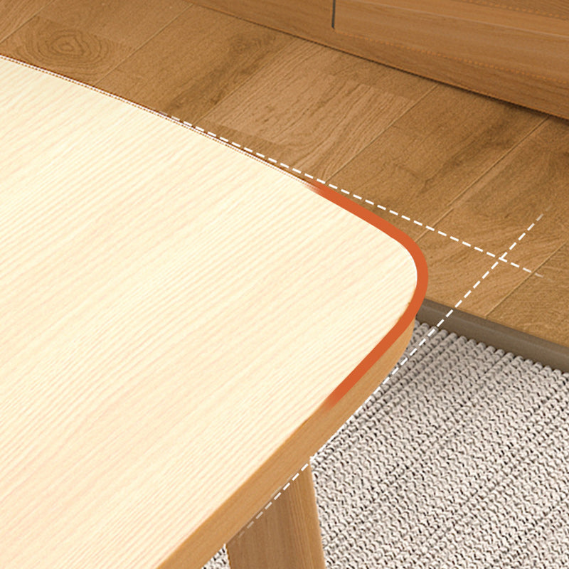 16"H Contemporary Coffee Table Folding Wooden Coffee Cocktail Table Clearhalo 'Coffee & Accent Tables' 'Coffee Tables' 'coffee_tables' 'furn' 'furn_coffee_tables' 'Furniture' 'Living Room Furniture' 6535502