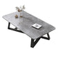 18"H Contemporary Coffee Table Stone Rectangle Cocktail Table Clearhalo 'Coffee & Accent Tables' 'Coffee Tables' 'coffee_tables' 'furn' 'furn_coffee_tables' 'Furniture' 'Living Room Furniture' 6535517