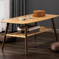 Contemporary Coffee Table 4 Legs Wooden Cocktail Table with Storage Clearhalo 'Coffee & Accent Tables' 'Coffee Tables' 'coffee_tables' 'furn' 'furn_coffee_tables' 'Furniture' 'Living Room Furniture' 6535686