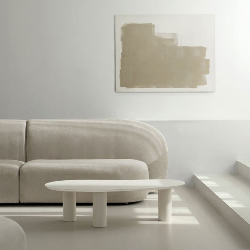 Wooden Geometric Contemporary Coffee Table 3 Legs Coffee Table Clearhalo 'Coffee & Accent Tables' 'Coffee Tables' 'coffee_tables' 'furn' 'furn_coffee_tables' 'Furniture' 'Living Room Furniture' 6535710