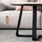 Stone Geometric Contemporary Coffee Table Cross Legs Coffee Table Clearhalo 'Coffee & Accent Tables' 'Coffee Tables' 'coffee_tables' 'furn' 'furn_coffee_tables' 'Furniture' 'Living Room Furniture' 6535720