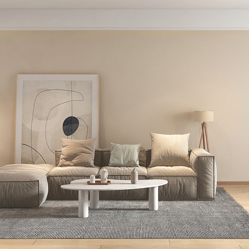 Stone Geometric Contemporary Coffee Table 3 Legs Coffee Table Clearhalo 'Coffee & Accent Tables' 'Coffee Tables' 'coffee_tables' 'furn' 'furn_coffee_tables' 'Furniture' 'Living Room Furniture' 6535739