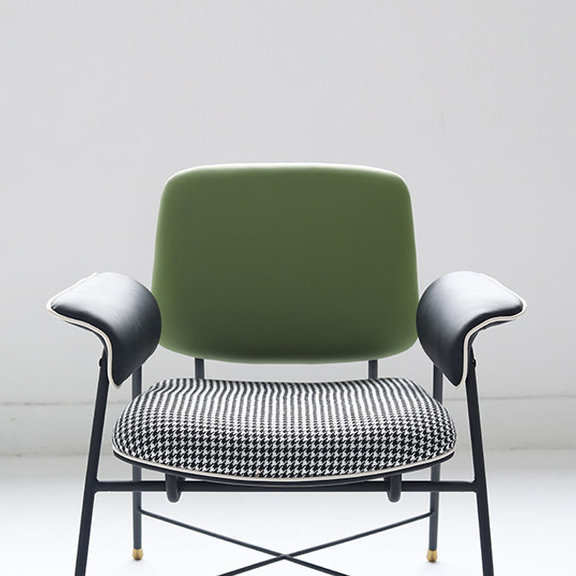 Mid-century Modern Accent Armchair Fixed Back Armchair for Living Room Clearhalo 'Accent Chairs' 'accent_chairs' 'Chairs & Seating' 'furn' 'furn_accent_chairs' 'Furniture' 'Living Room Furniture' 6535842