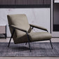 Mid-century Modern Bedroom Accent Armchair Solid Color Arm Chair Green Tech Cloth 1 Piece Clearhalo 'Accent Chairs' 'accent_chairs' 'Chairs & Seating' 'furn' 'furn_accent_chairs' 'Furniture' 'Living Room Furniture' 6535850
