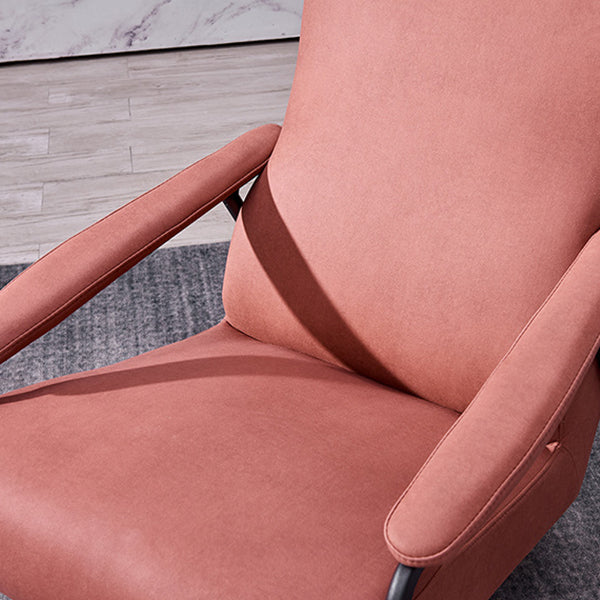 Mid-century Modern Bedroom Accent Armchair Solid Color Arm Chair Clearhalo 'Accent Chairs' 'accent_chairs' 'Chairs & Seating' 'furn' 'furn_accent_chairs' 'Furniture' 'Living Room Furniture' 6535855