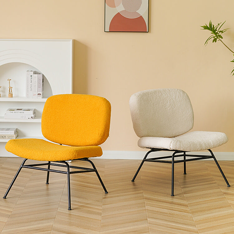 Armless Fixed Back Lounge Chair Modern Slipper Accent Chair for Living Room Clearhalo 'Accent Chairs' 'accent_chairs' 'Chairs & Seating' 'furn' 'furn_accent_chairs' 'Furniture' 'Living Room Furniture' 6535862