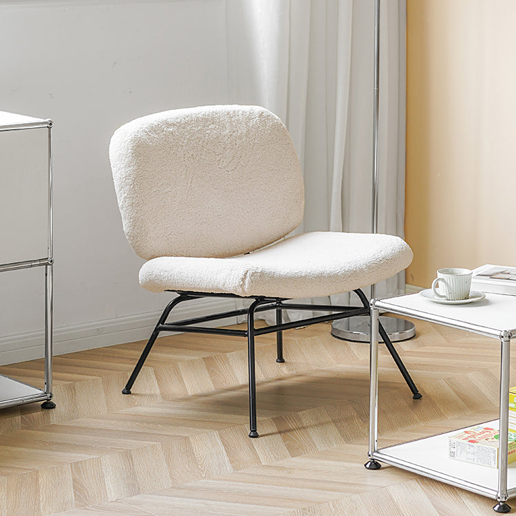 Armless Fixed Back Lounge Chair Modern Slipper Accent Chair for Living Room Clearhalo 'Accent Chairs' 'accent_chairs' 'Chairs & Seating' 'furn' 'furn_accent_chairs' 'Furniture' 'Living Room Furniture' 6535864