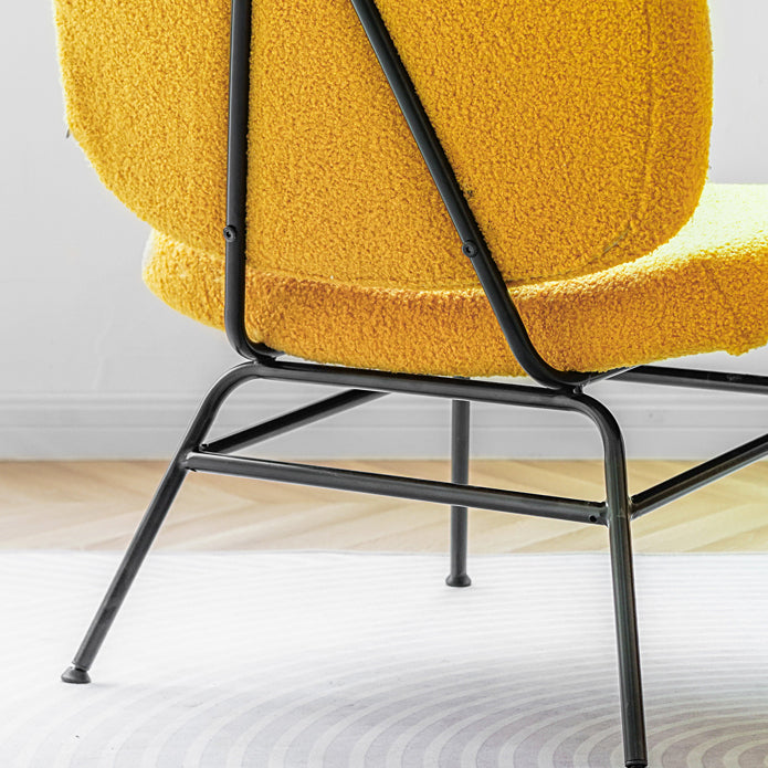 Armless Fixed Back Lounge Chair Modern Slipper Accent Chair for Living Room Clearhalo 'Accent Chairs' 'accent_chairs' 'Chairs & Seating' 'furn' 'furn_accent_chairs' 'Furniture' 'Living Room Furniture' 6535870