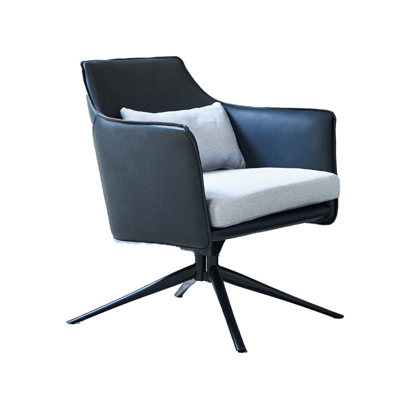 Modern Barrel Accent Chair Spider Solid Color Barrel Chair for Living Room Clearhalo 'Accent Chairs' 'accent_chairs' 'Chairs & Seating' 'furn' 'furn_accent_chairs' 'Furniture' 'Living Room Furniture' 6535948