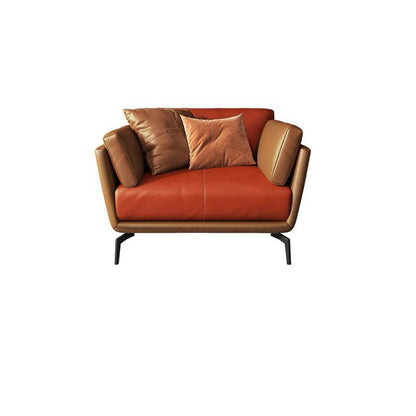 Coussin d'oreiller contemporain des bras de bras avec canapé-oreiller en orange