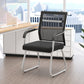 Modern Desk Chair No Distressing Fixed Arms No Wheels Office Chair Black 1 Piece Clearhalo 'furn' 'furn_office_chair' 'Furniture' 'Office Chairs' 'Office Furniture' 'office_chair' 6536873
