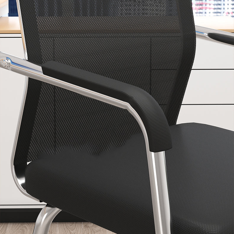 Modern Desk Chair No Distressing Fixed Arms No Wheels Office Chair Clearhalo 'furn' 'furn_office_chair' 'Furniture' 'Office Chairs' 'Office Furniture' 'office_chair' 6536885