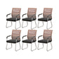 Modern Desk Chair No Distressing Fixed Arms No Wheels Office Chair Golden 6 Piece Set Clearhalo 'furn' 'furn_office_chair' 'Furniture' 'Office Chairs' 'Office Furniture' 'office_chair' 6536887