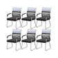 Modern Desk Chair No Distressing Fixed Arms No Wheels Office Chair Black White 6 Piece Set Clearhalo 'furn' 'furn_office_chair' 'Furniture' 'Office Chairs' 'Office Furniture' 'office_chair' 6536892