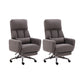 Fauteuil de direction moderne sans bras, repose-pieds inclus, chaise de direction pour le bureau