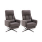 Fauteuil de direction moderne sans bras, repose-pieds inclus, chaise de direction pour le bureau
