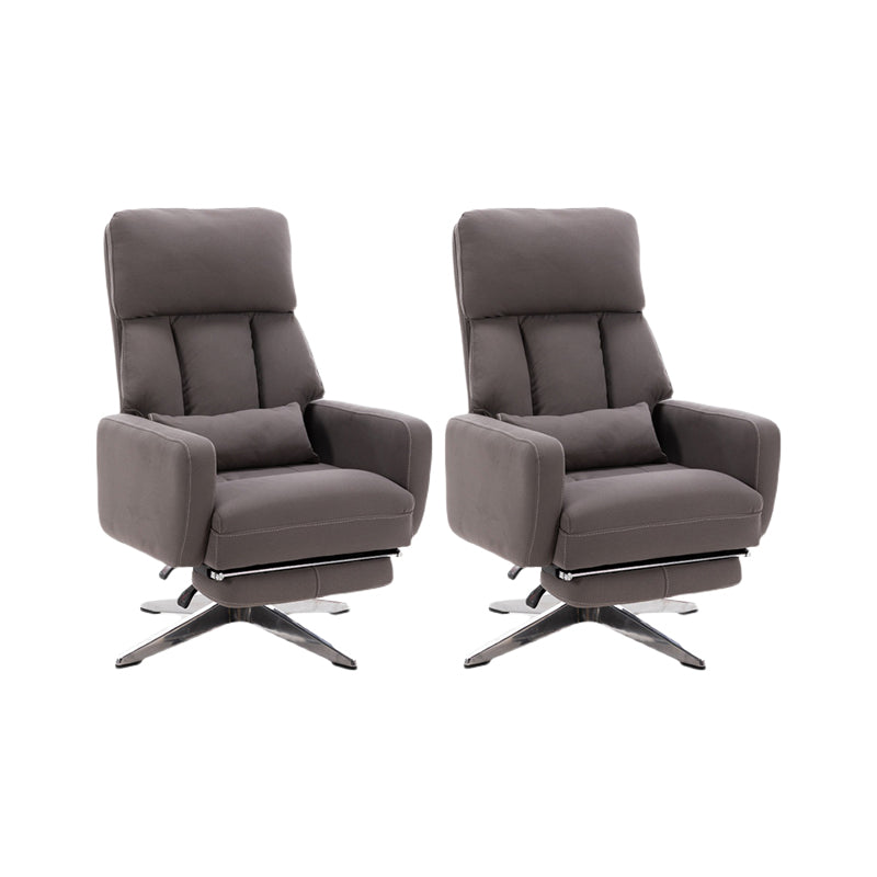 Fauteuil de direction moderne sans bras, repose-pieds inclus, chaise de direction pour le bureau