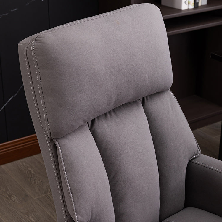 Fauteuil de direction moderne sans bras, repose-pieds inclus, chaise de direction pour le bureau