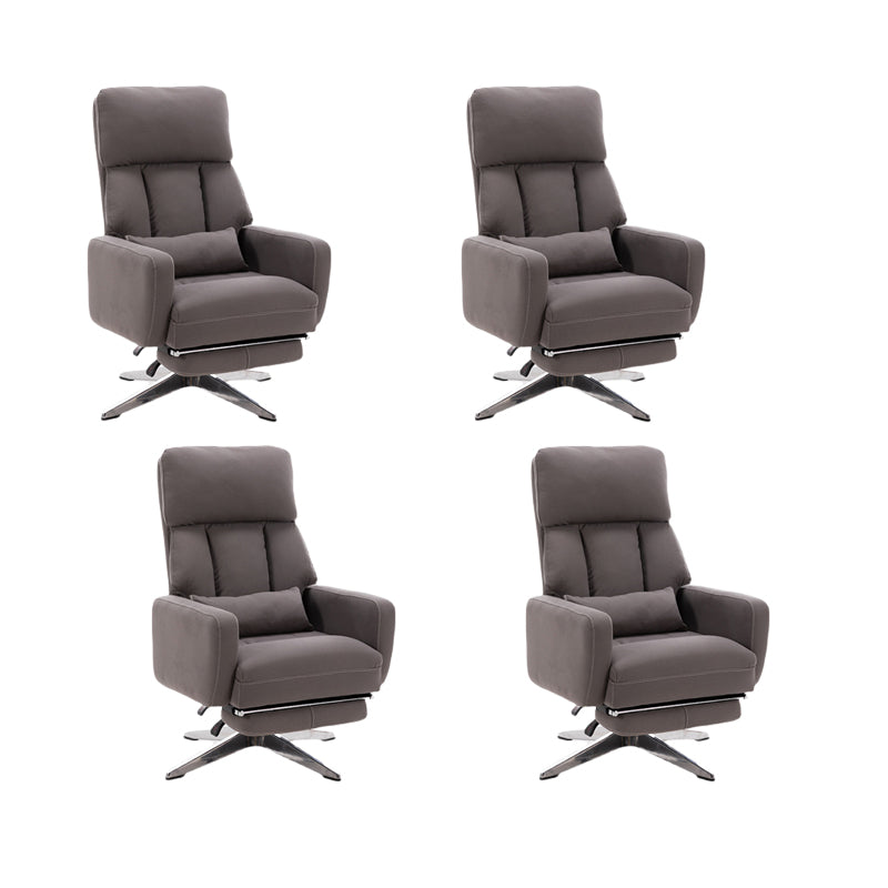 Fauteuil de direction moderne sans bras, repose-pieds inclus, chaise de direction pour le bureau