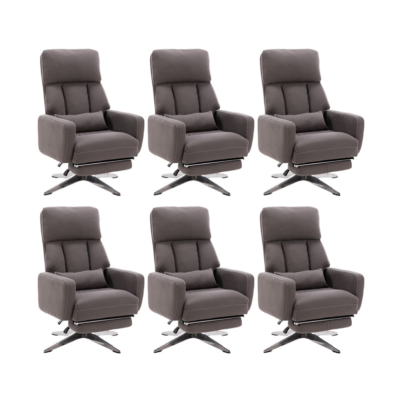 Fauteuil de direction moderne sans bras, repose-pieds inclus, chaise de direction pour le bureau