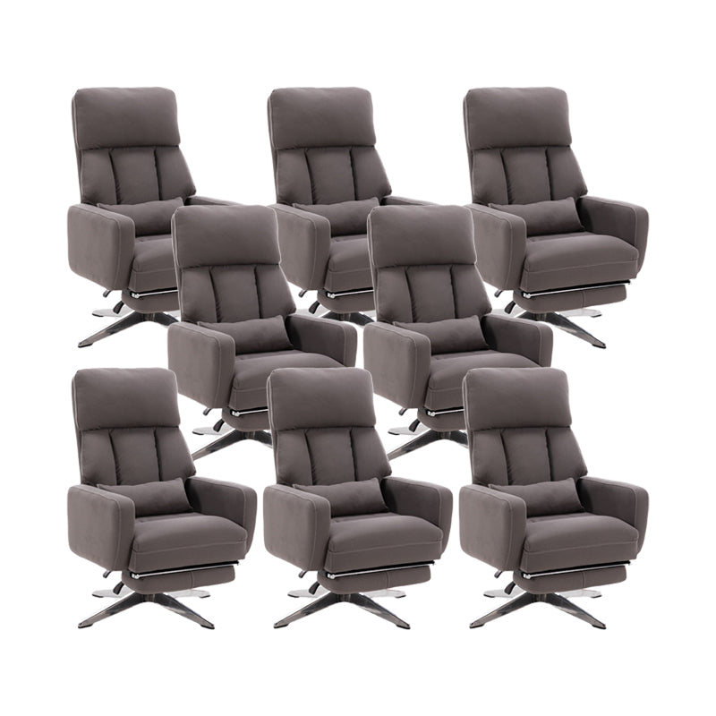 Fauteuil de direction moderne sans bras, repose-pieds inclus, chaise de direction pour le bureau