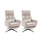 Fauteuil de direction moderne sans bras, repose-pieds inclus, chaise de direction pour le bureau