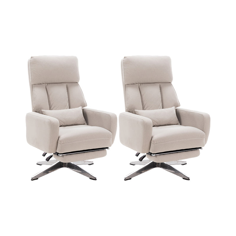 Fauteuil de direction moderne sans bras, repose-pieds inclus, chaise de direction pour le bureau
