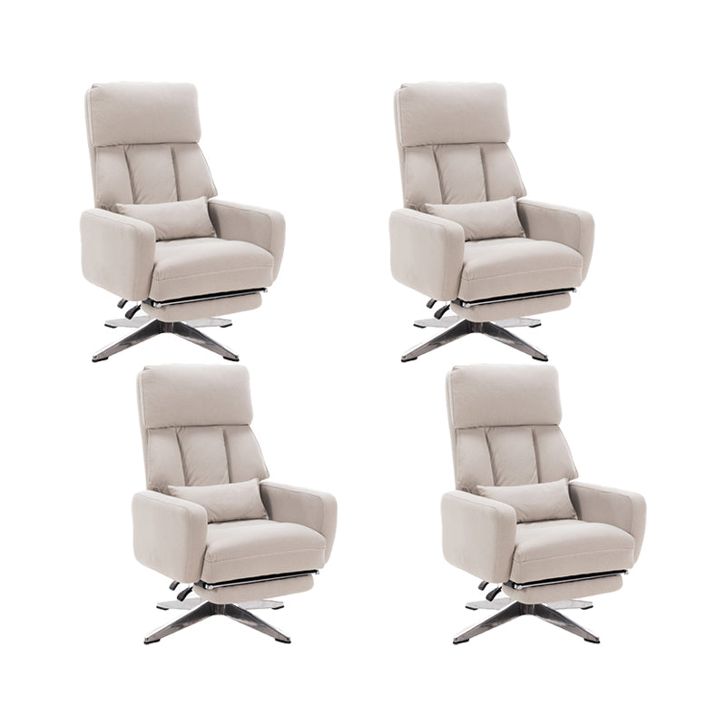 Fauteuil de direction moderne sans bras, repose-pieds inclus, chaise de direction pour le bureau