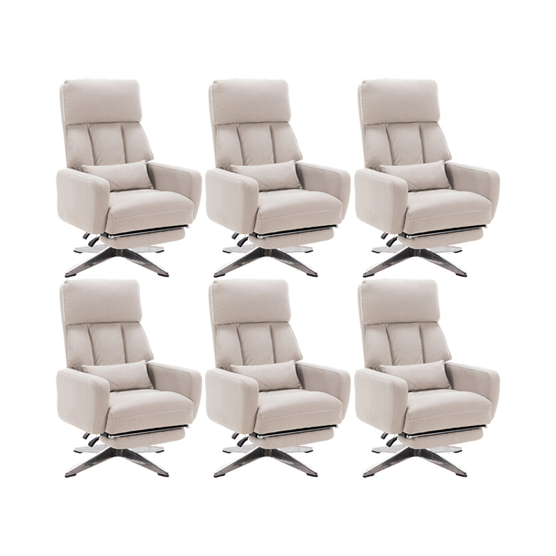 Fauteuil de direction moderne sans bras, repose-pieds inclus, chaise de direction pour le bureau