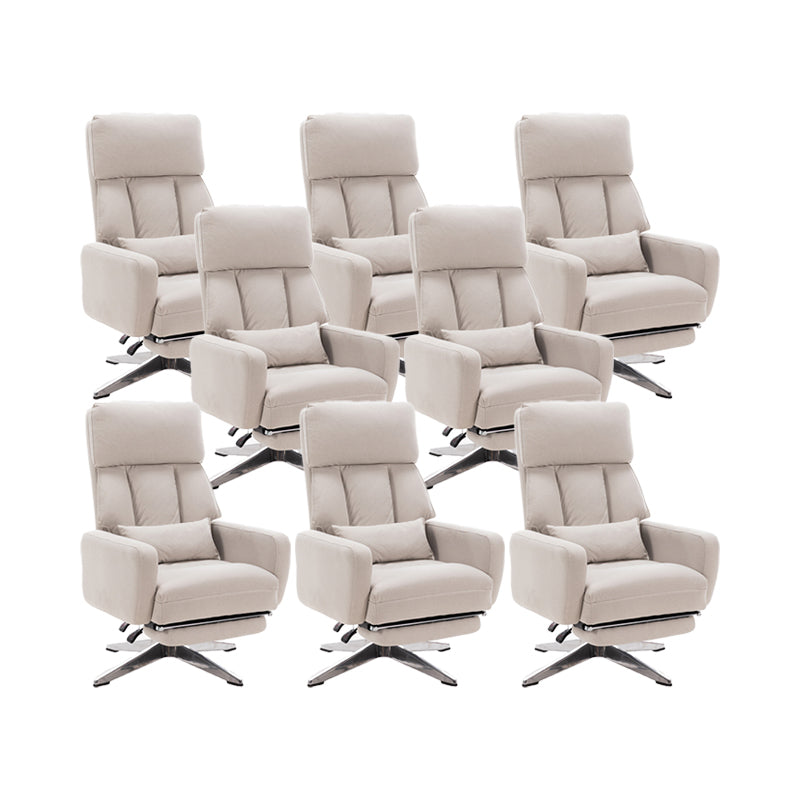 Fauteuil de direction moderne sans bras, repose-pieds inclus, chaise de direction pour le bureau