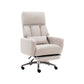 Fauteuil de direction moderne sans bras, repose-pieds inclus, chaise de direction pour le bureau