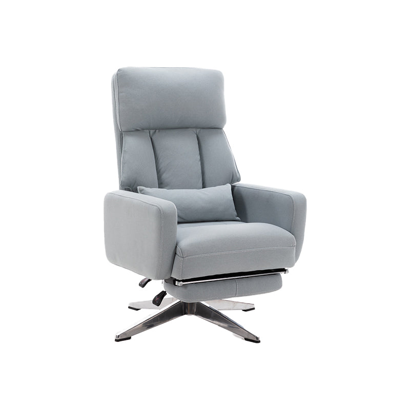 Fauteuil de direction moderne sans bras, repose-pieds inclus, chaise de direction pour le bureau