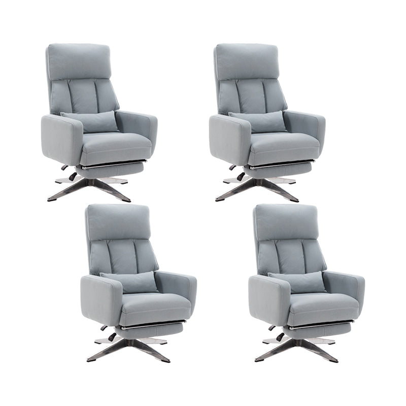 Fauteuil de direction moderne sans bras, repose-pieds inclus, chaise de direction pour le bureau