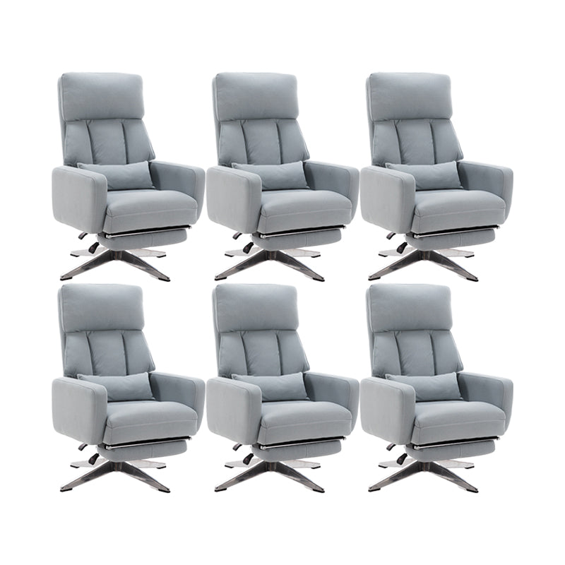 Fauteuil de direction moderne sans bras, repose-pieds inclus, chaise de direction pour le bureau