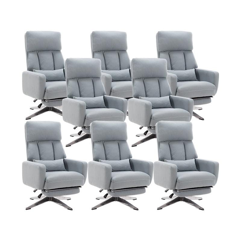 Fauteuil de direction moderne sans bras, repose-pieds inclus, chaise de direction pour le bureau
