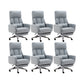 Fauteuil de direction moderne sans bras, repose-pieds inclus, chaise de direction pour le bureau