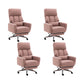 Fauteuil de direction moderne sans bras, repose-pieds inclus, chaise de direction pour le bureau