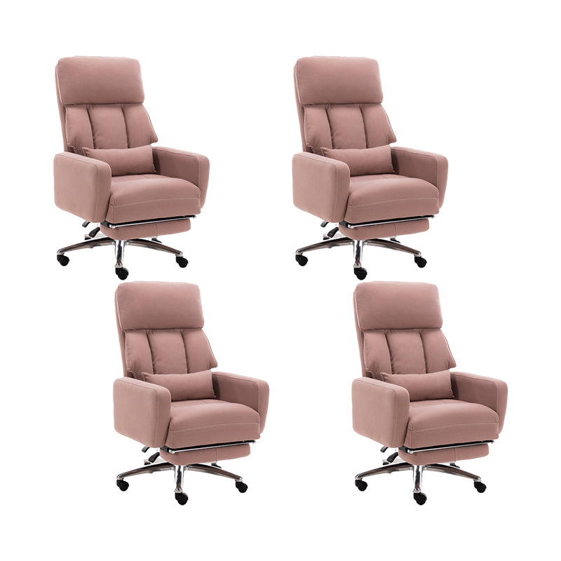 Fauteuil de direction moderne sans bras, repose-pieds inclus, chaise de direction pour le bureau