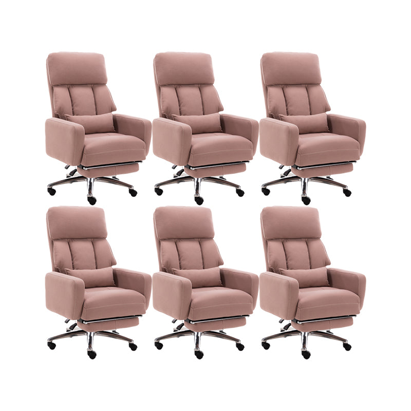 Fauteuil de direction moderne sans bras, repose-pieds inclus, chaise de direction pour le bureau