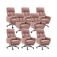 Fauteuil de direction moderne sans bras, repose-pieds inclus, chaise de direction pour le bureau