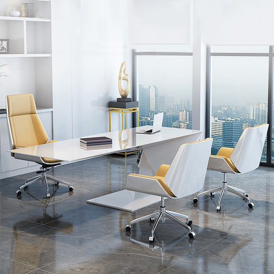 Contemporary Headrest Swivel Chair Executive High Back Office Chair Clearhalo 'furn' 'furn_office_chair' 'Furniture' 'Office Chairs' 'Office Furniture' 'office_chair' 6537034