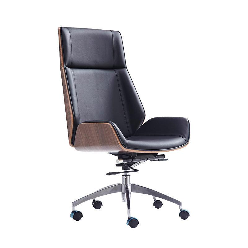 Contemporary Headrest Swivel Chair Executive High Back Office Chair Clearhalo 'furn' 'furn_office_chair' 'Furniture' 'Office Chairs' 'Office Furniture' 'office_chair' 6537039