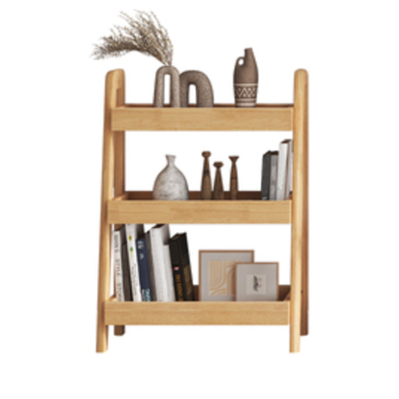 Contemporary Wood Bookshelf Standard Shelves Included Bookcase 20"L x 14"W x 33"H Natural Clearhalo 'Bookcases' 'furn' 'furn_bookcases' 'Furniture' 'Office Furniture' 6537109